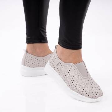 Pantofi Piele Naturala Napoli Beige