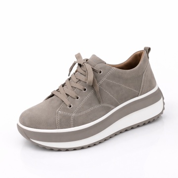 Pantofi Sport Piele Naturala Keiko Grey