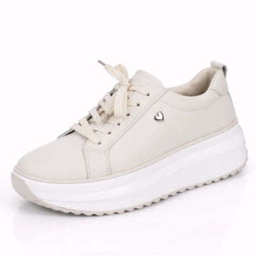 Pantofi Sport Piele Naturala Kipes Beige