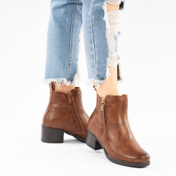 Botine Piele Naturala Lazada Brown