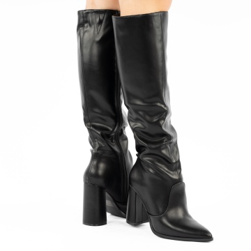Cizme Cu Toc Fevas2 Black