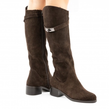 Cizme Piele Naturala Sinera Brown