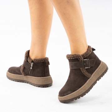 Ghete Piele Naturala Amaris Brown