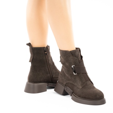 Ghete Piele Naturala Ambra2 Brown