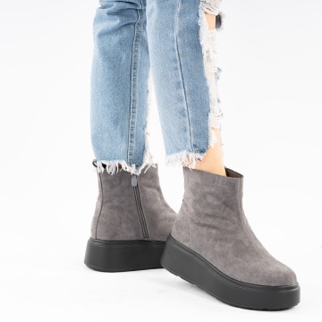 Ghete Piele Naturala Iletes2 Grey