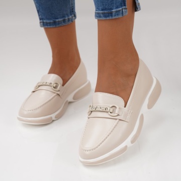 Pantofi Casual Sivira Beige