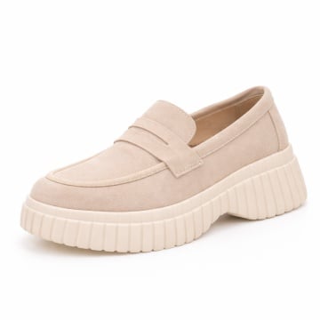 Pantofi Piele Naturala Cataleya2 Beige