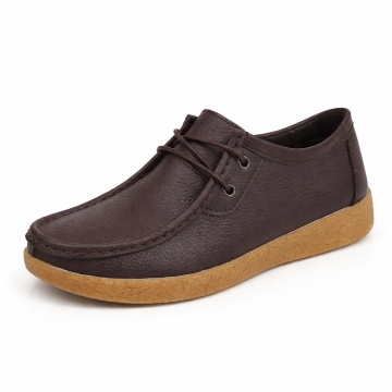 Pantofi Piele Naturala Elvan Brown