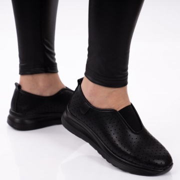 Pantofi Piele Naturala Napoli Black
