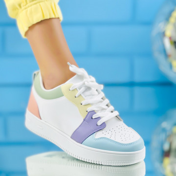Pantofi Sport Dama Verzi din Piele Ecologica Koreza
