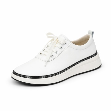 Pantofi Sport Piele Naturala Crina White