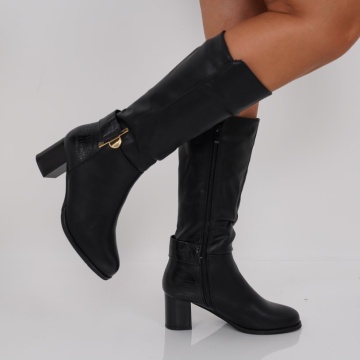Cizme Cu Toc Havana Black