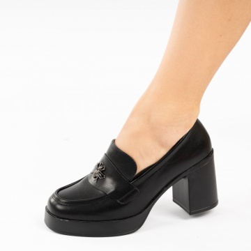 Pantofi Cu Toc Cassia Black2