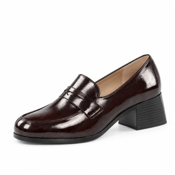 Pantofi Cu Toc Mahira2 Bordo