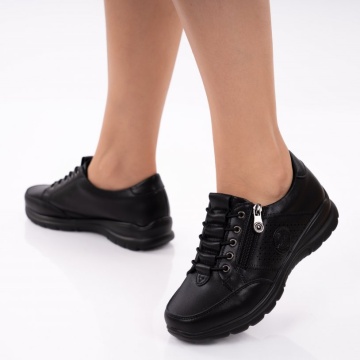 Pantofi Piele Naturala Elaris Black