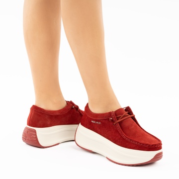 Pantofi Sport Piele Naturala Romey2 Red