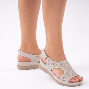 Sandale piele naturala Cuenca3 Grey