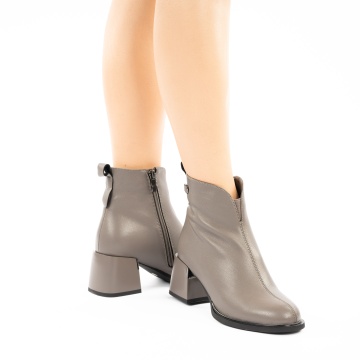 Botine Piele Naturala Tengo Grey