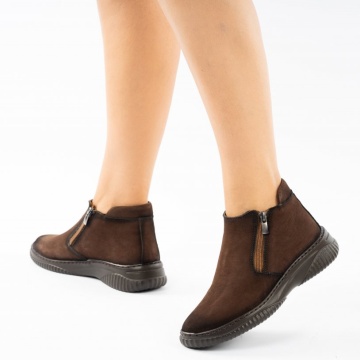 Ghete Piele Naturala Linza3 Brown