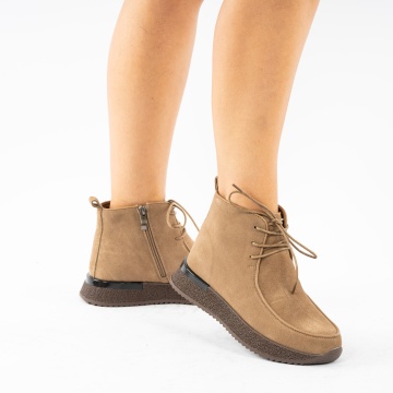 Ghete Piele Naturala Mezara2 Khaki