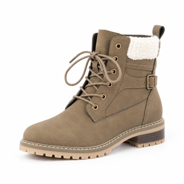 Ghete Piele Naturala Mirafia Khaki