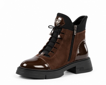 Ghete Piele Naturala Rueda Brown