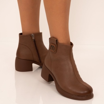 Ghete Piele Naturala Yasmin Brown