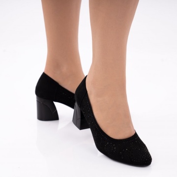 Pantofi Cu Toc Kivra2 Black