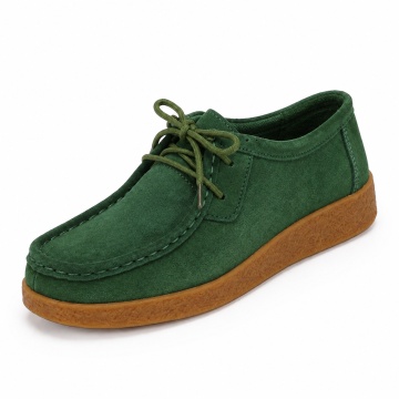 Pantofi Piele Naturala Iris Green