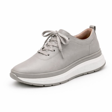 Pantofi Piele Naturala Ramona Grey