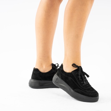 Pantofi Piele Naturala Zagora2 Black
