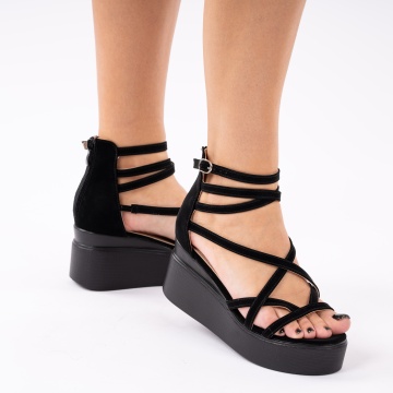 Sandale Cu Platforma Burano3 Black2