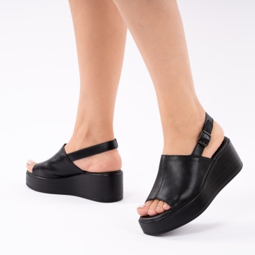 Sandale Piele Naturala Samira Black