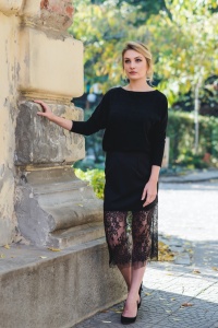 Fusta cu dantela Sarra - Img 2
