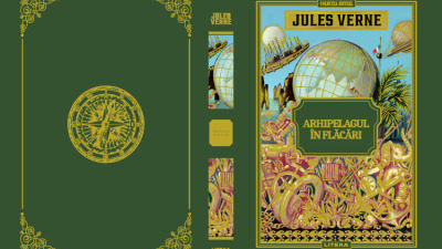 ”Arhipelagul în flăcări”, din colecția Jules Verne, o ficțiune romantică și multă aventură