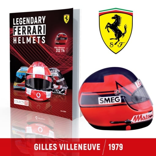 Casti F1 FERRARI - Gilles Villeneuve – 1979 GPA SJ