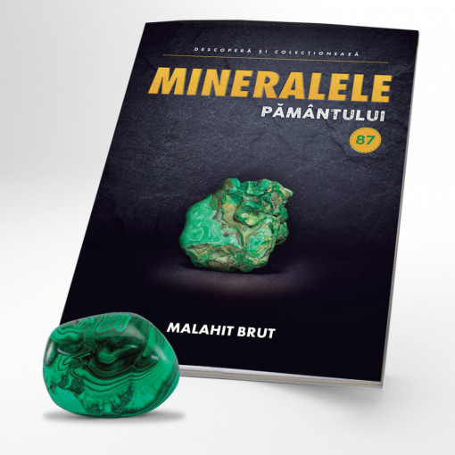 Malahit brut - Ediția nr. 87 (Mineralele Pământului)