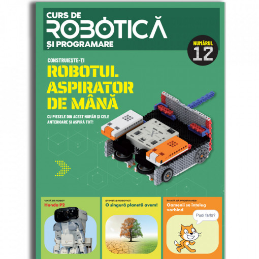 Robotul Aspirator de mână - Ediția nr. 12 (Robotică și programare)