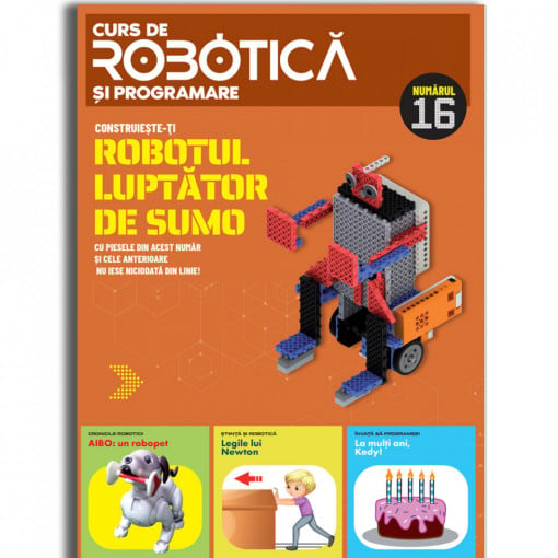 Robotul Luptător de sumo - Ediția nr. 16 (Robotică și programare)