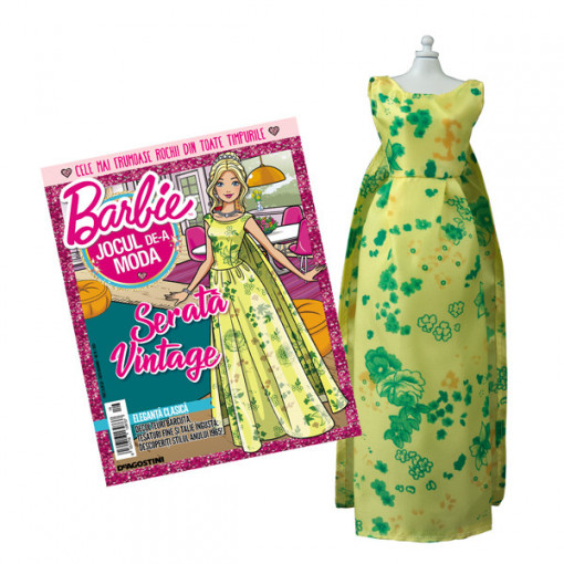 Rochie de seară din 1965 - Ediția nr. 16 (Barbie, jocul de-a moda)