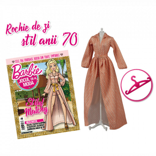 Rochie stil anii '70 - Editia nr. 27 (Barbie, jocul de-a moda)