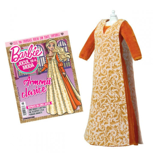 Rochie stil Renascentist - Ediția nr. 18 (Barbie, jocul de-a moda-repunere)