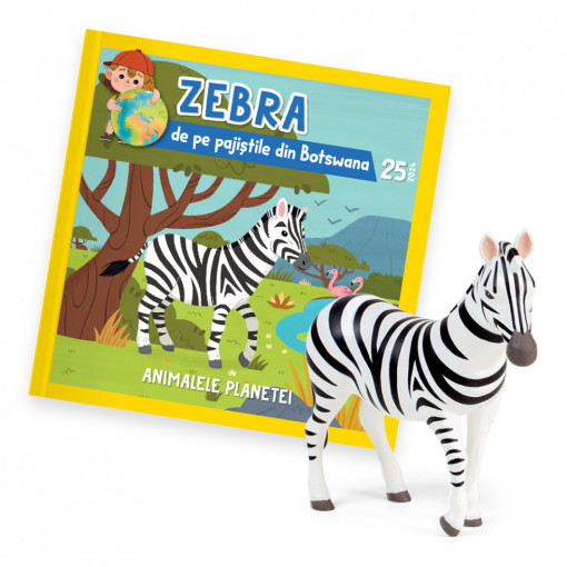 Zebra - Ediția nr. 25 (Animalele Planetei)
