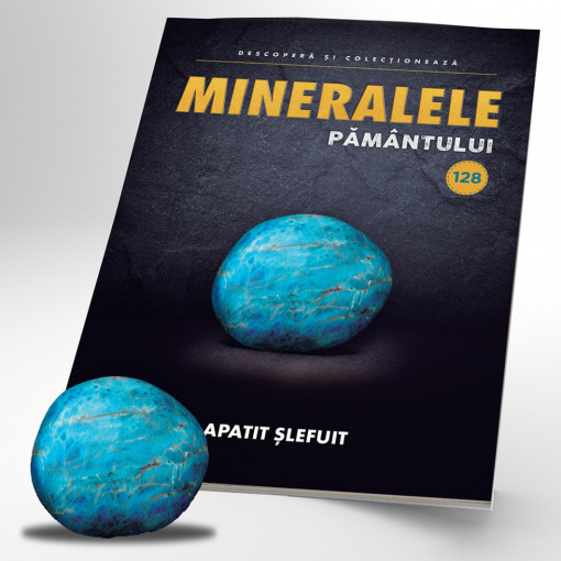 Apatit șlefuit - ediția 128 (Mineralele Pământului - repunere)
