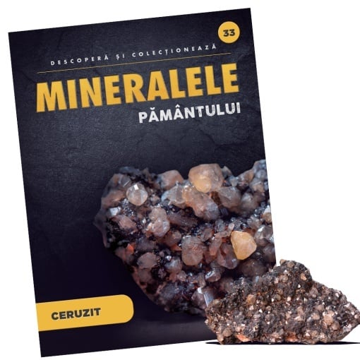 Ceruzit- Ediția nr.33 (Descoperă Mineralele Pământului)