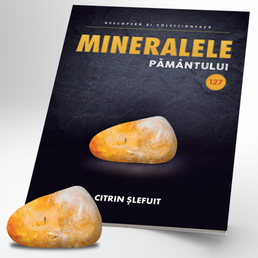 Citrin șlefuit - ediția 127 (Mineralele Pământului - repunere)