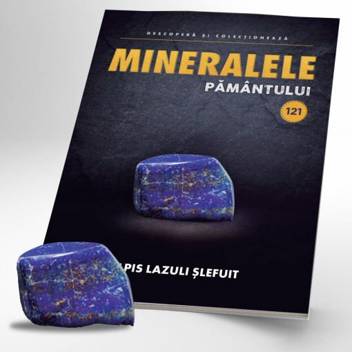 Lapis Lazuli șlefuit - ediția 121 (Mineralele Pământului-repunere)