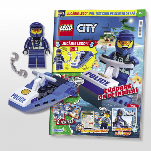 Lego City - Polițist cool pe scuter de apă (LEGO®)