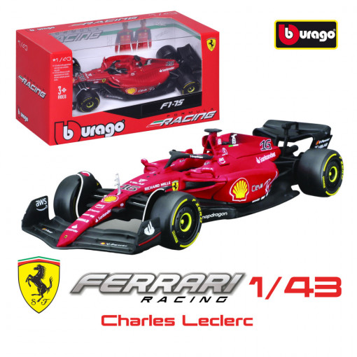 Machetă Ferrari - Charles Leclerc no. 16 - F1-75 (Formula 1 | 2022)