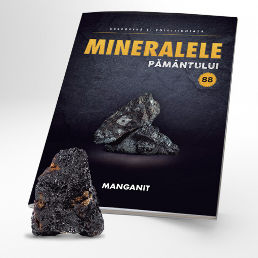 Manganit - Ediția nr. 88 (Mineralele Pământului)